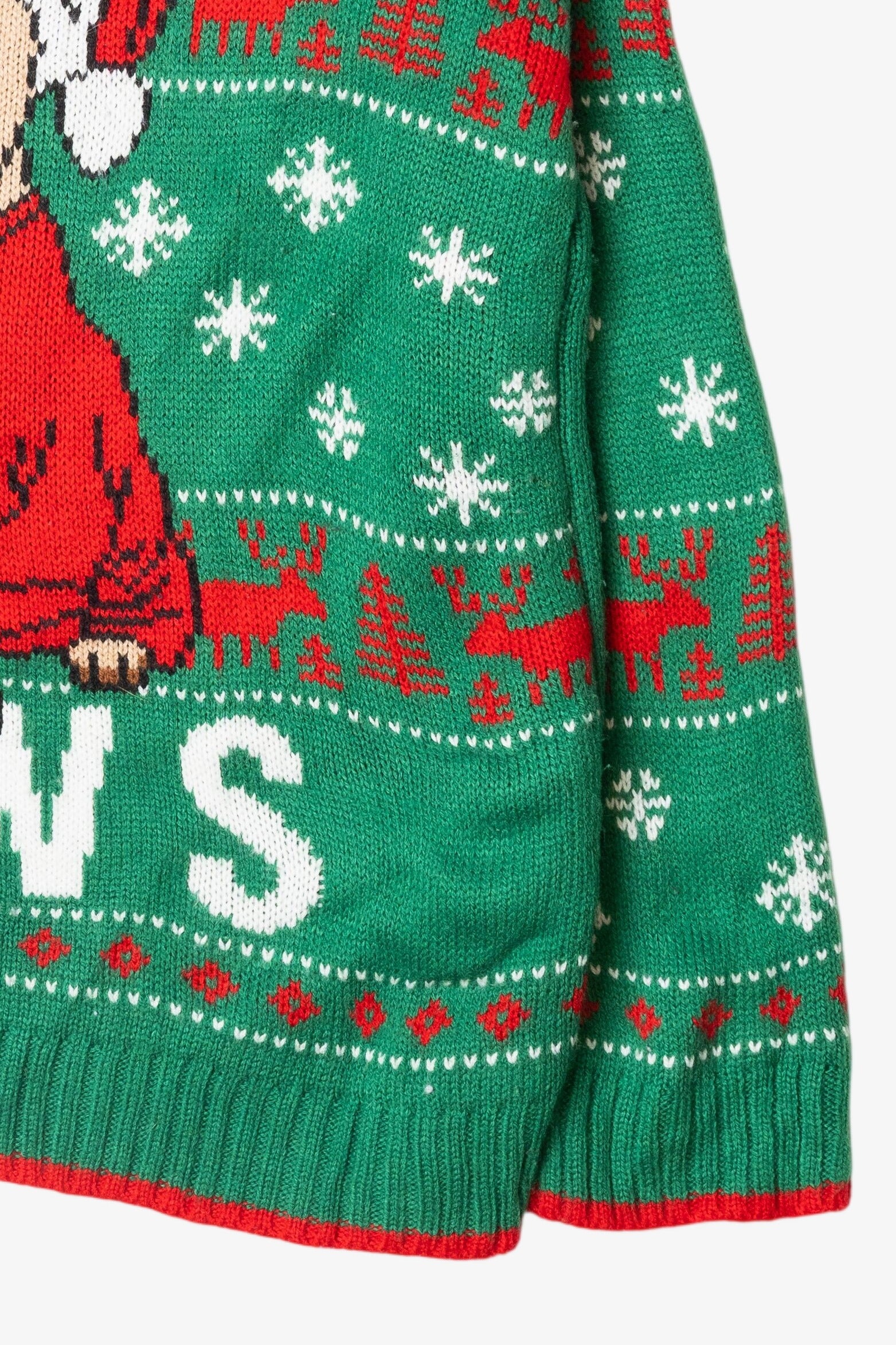 Vintage Child Size Pug Ugly Christmas Pullover (2010s)