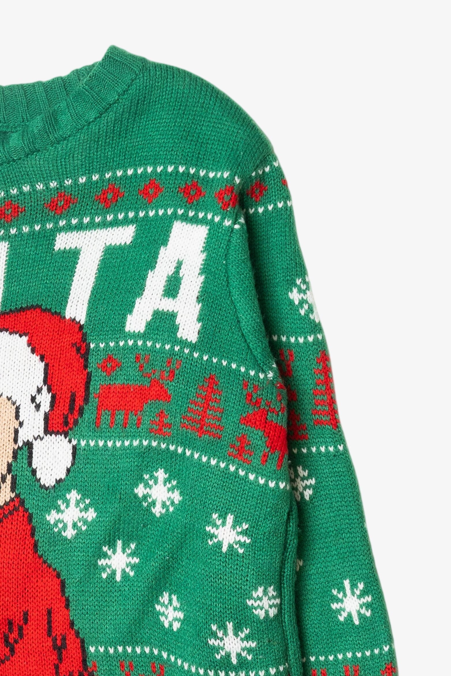 Vintage Child Size Pug Ugly Christmas Pullover (2010s)