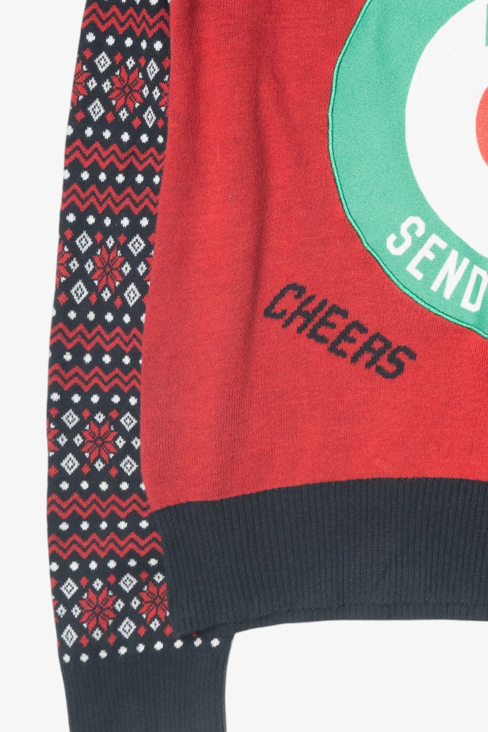 Spirits Bright Drink Target Funny Ugly Christmas Pullover (2010s)