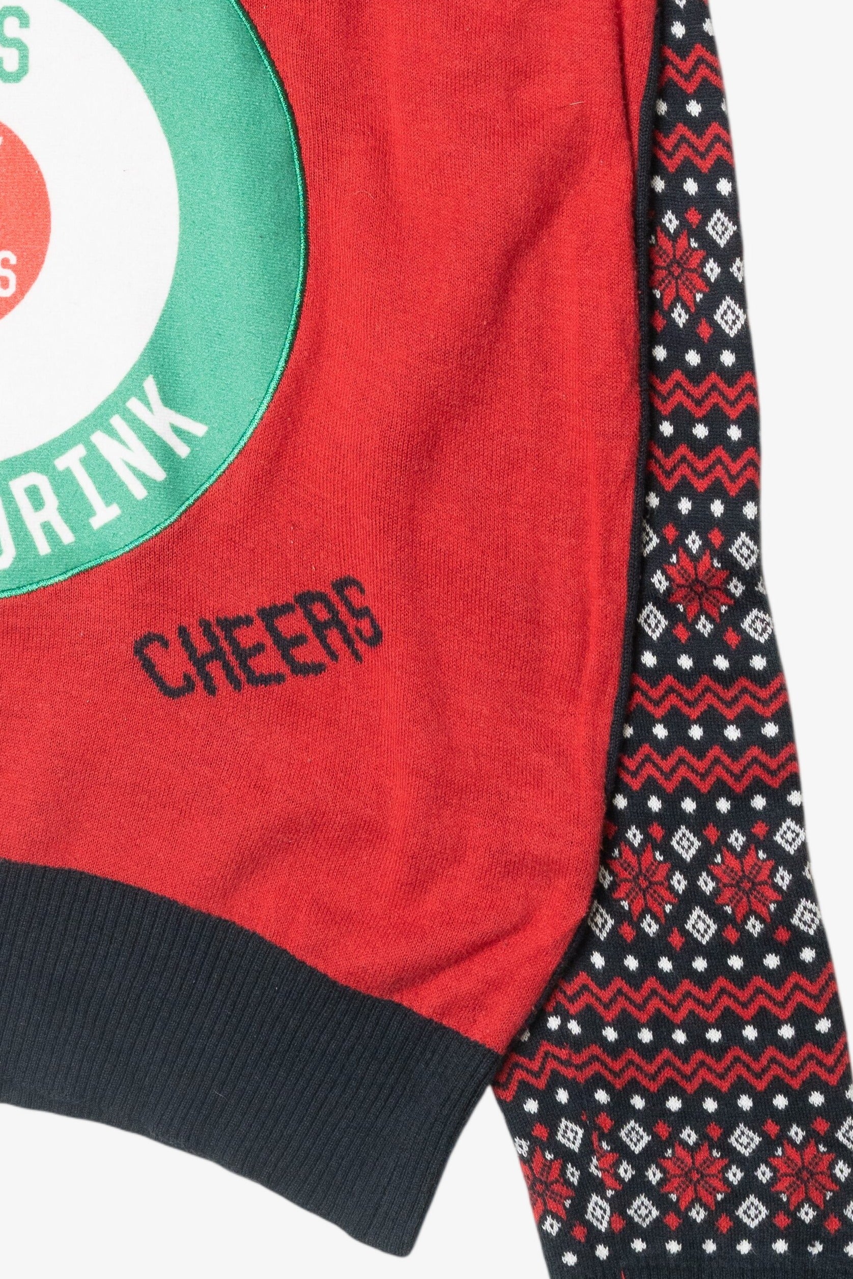 Spirits Bright Drink Target Funny Ugly Christmas Pullover (2010s)