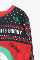Spirits Bright Drink Target Funny Ugly Christmas Pullover (2010s)