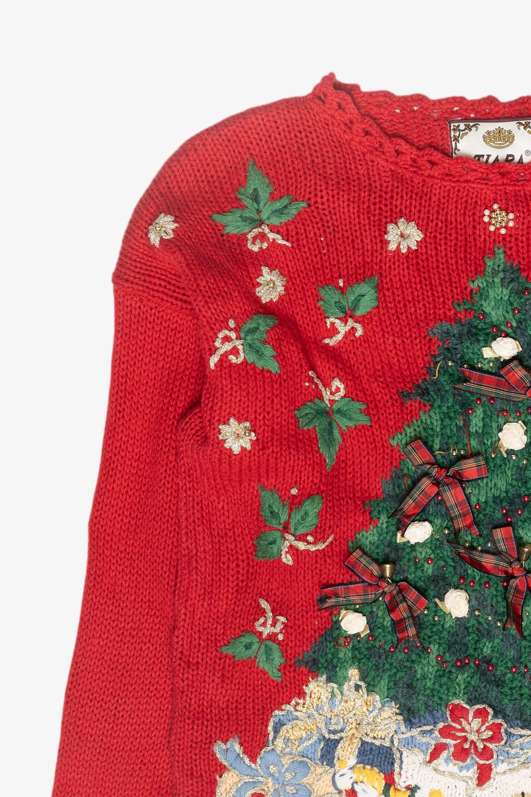 Christmas Tree Ugly Vintage Pullover (1990s)