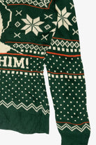 Elf Santa "I Know Him" Ugly Christmas Sweater (2010s)