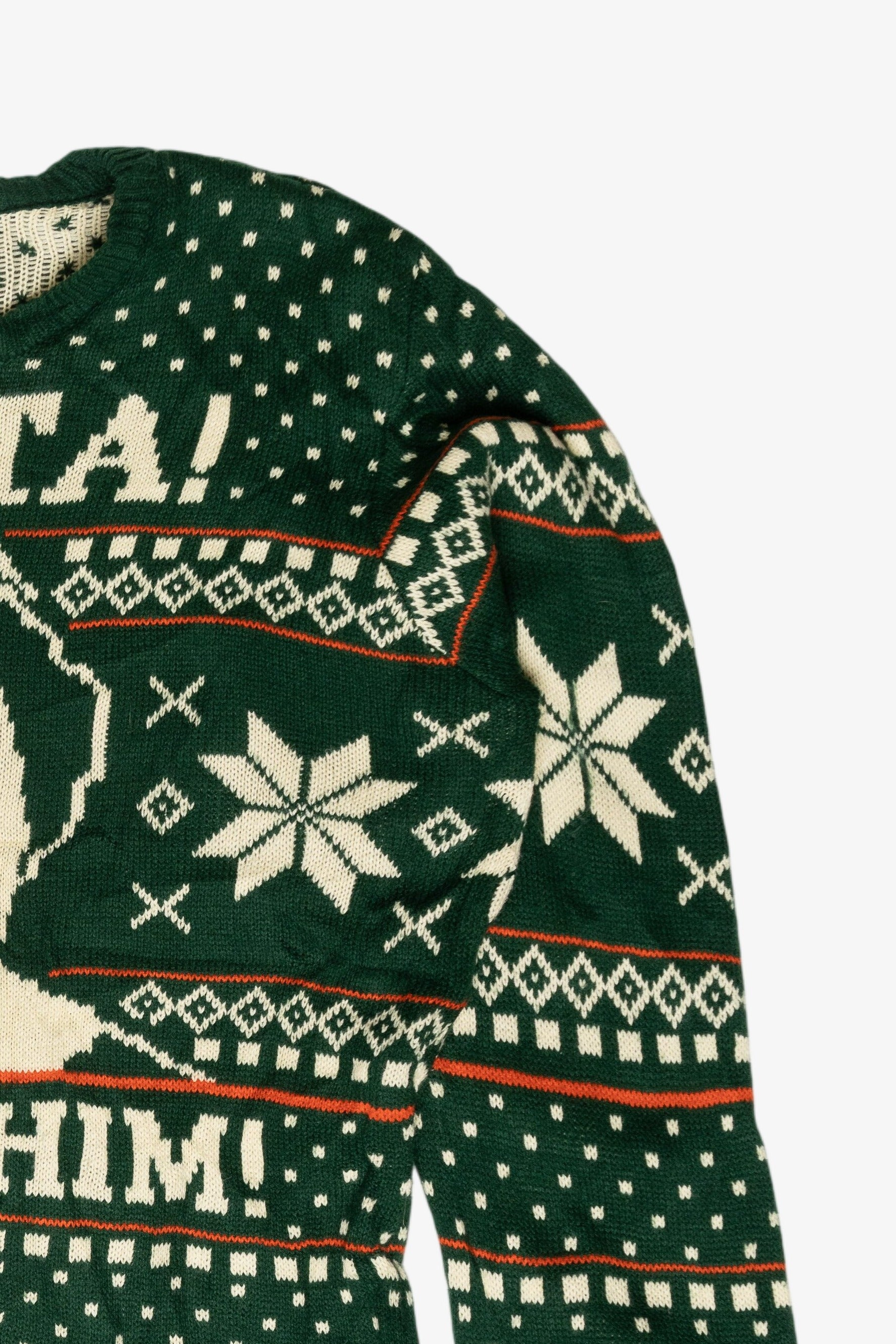 Elf Santa "I Know Him" Ugly Christmas Sweater (2010s)
