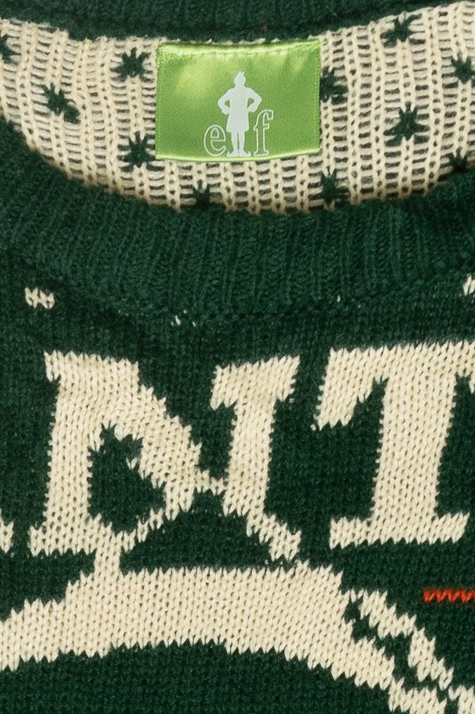 Elf Santa "I Know Him" Ugly Christmas Sweater (2010s)