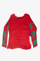 Santa Beach Day Ugly Vintage Christmas Sweater (2010s)