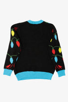 Black FunQi Gifts Squirrels Chewing On Lights Funny Ugly Christmas Pullover (2010s)