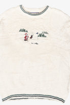 Santa Golfing Vintage Ugly Christmas Sweater (1980s)