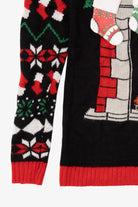 Vintage Black Remod Stockings Ugly Christmas Pullover (1990s)