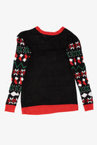 Vintage Black Remod Stockings Ugly Christmas Pullover (1990s)