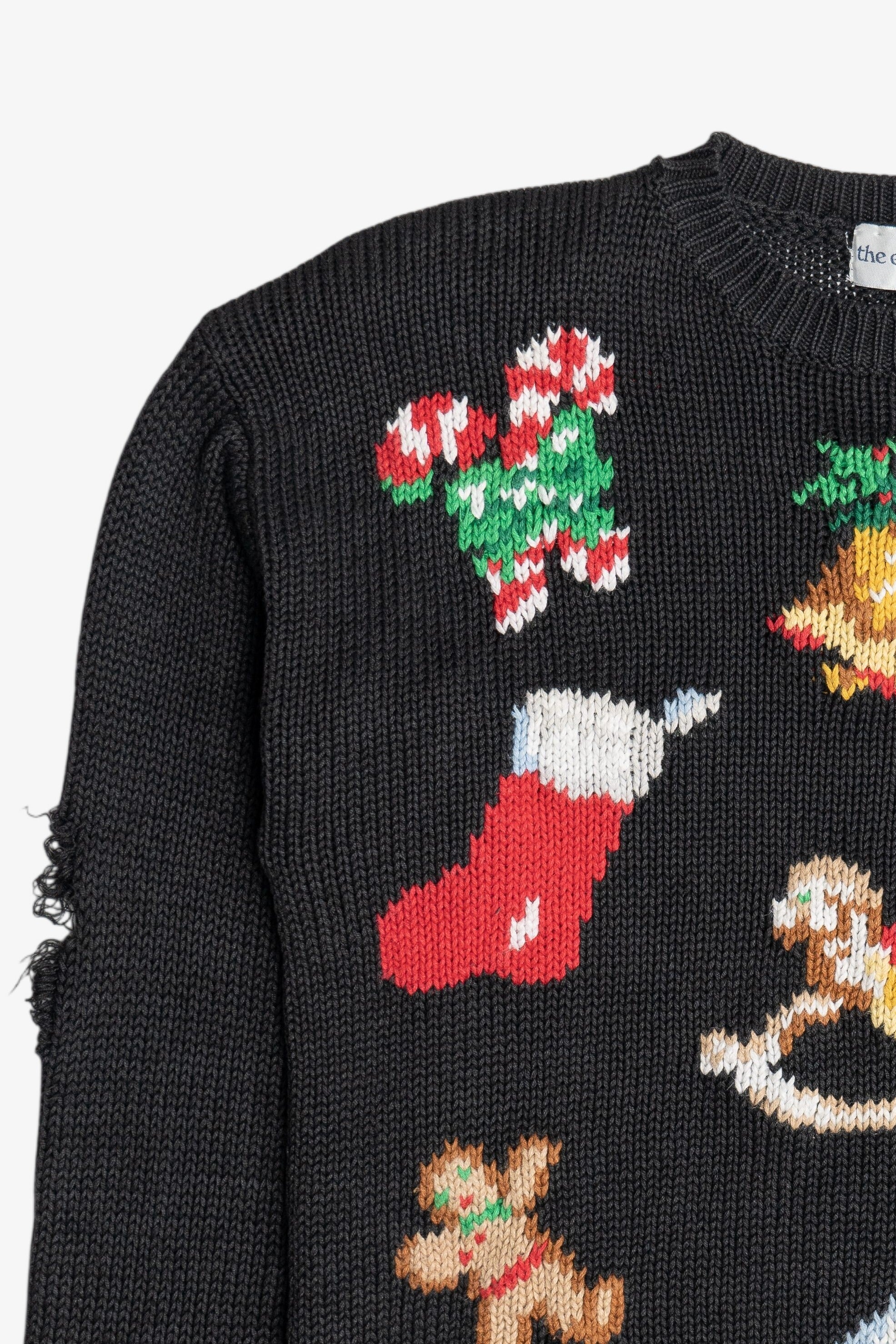 Vintage The Eagle's Eye Distressed Ugly Christmas Sweater (1980s)