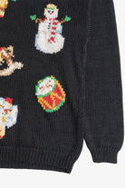 Vintage The Eagle's Eye Distressed Ugly Christmas Sweater (1980s)
