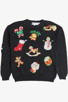 Vintage The Eagle's Eye Distressed Ugly Christmas Sweater (1980s)