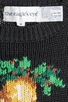 Vintage The Eagle's Eye Distressed Ugly Christmas Sweater (1980s)