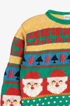 Vintage Lauren Alexandra Santas & Reindeer Ugly Christmas Sweater (1980s)