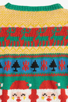 Vintage Lauren Alexandra Santas & Reindeer Ugly Christmas Sweater (1980s)