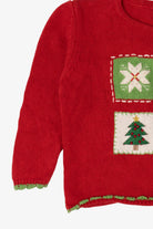 Vintage Kids Toddler Red Goodlad Of Philadelphia Ugly Christmas Pullover (1990s)