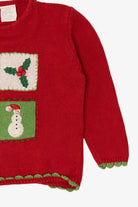 Vintage Kids Toddler Red Goodlad Of Philadelphia Ugly Christmas Pullover (1990s)