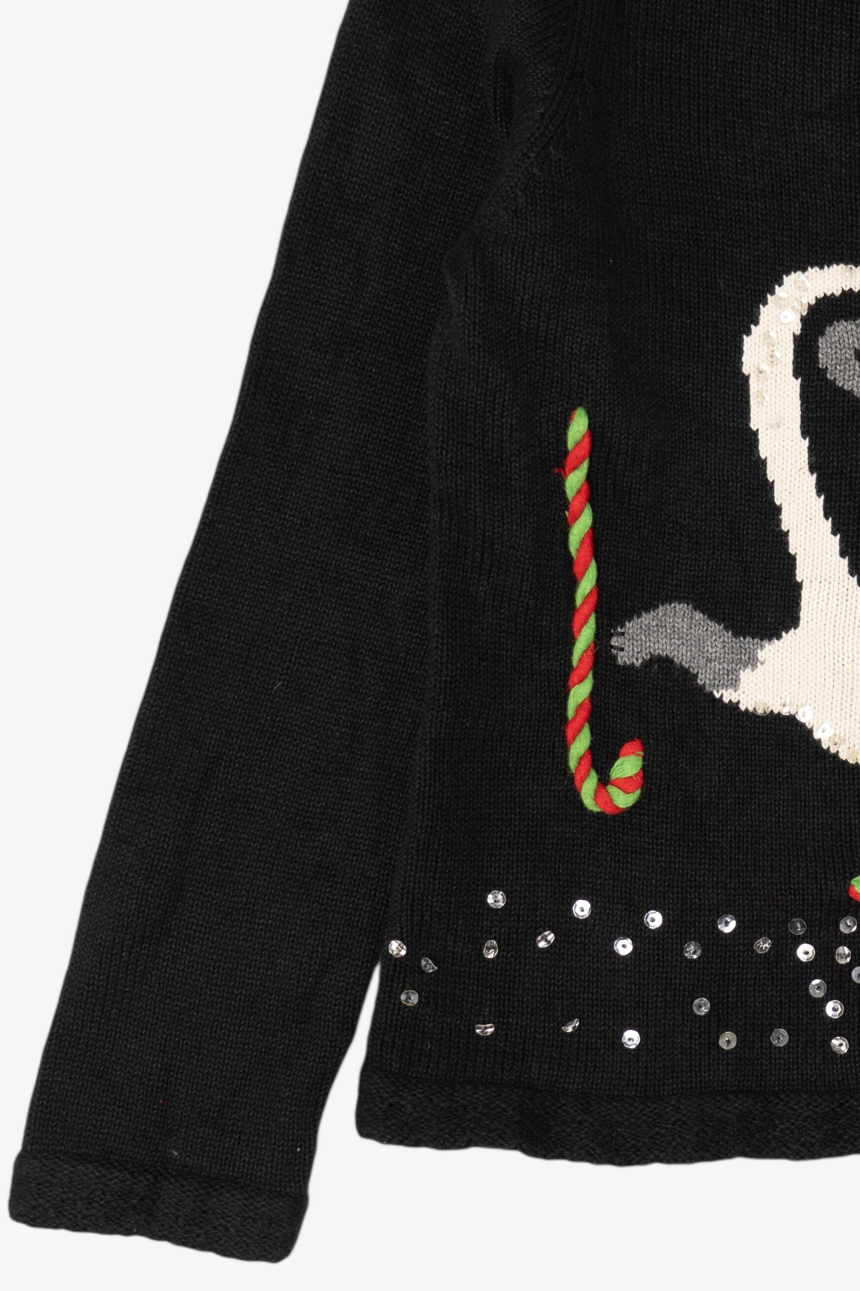 Vintage Black Susan Bristol Cats Ugly Christmas Pullover (2000s)