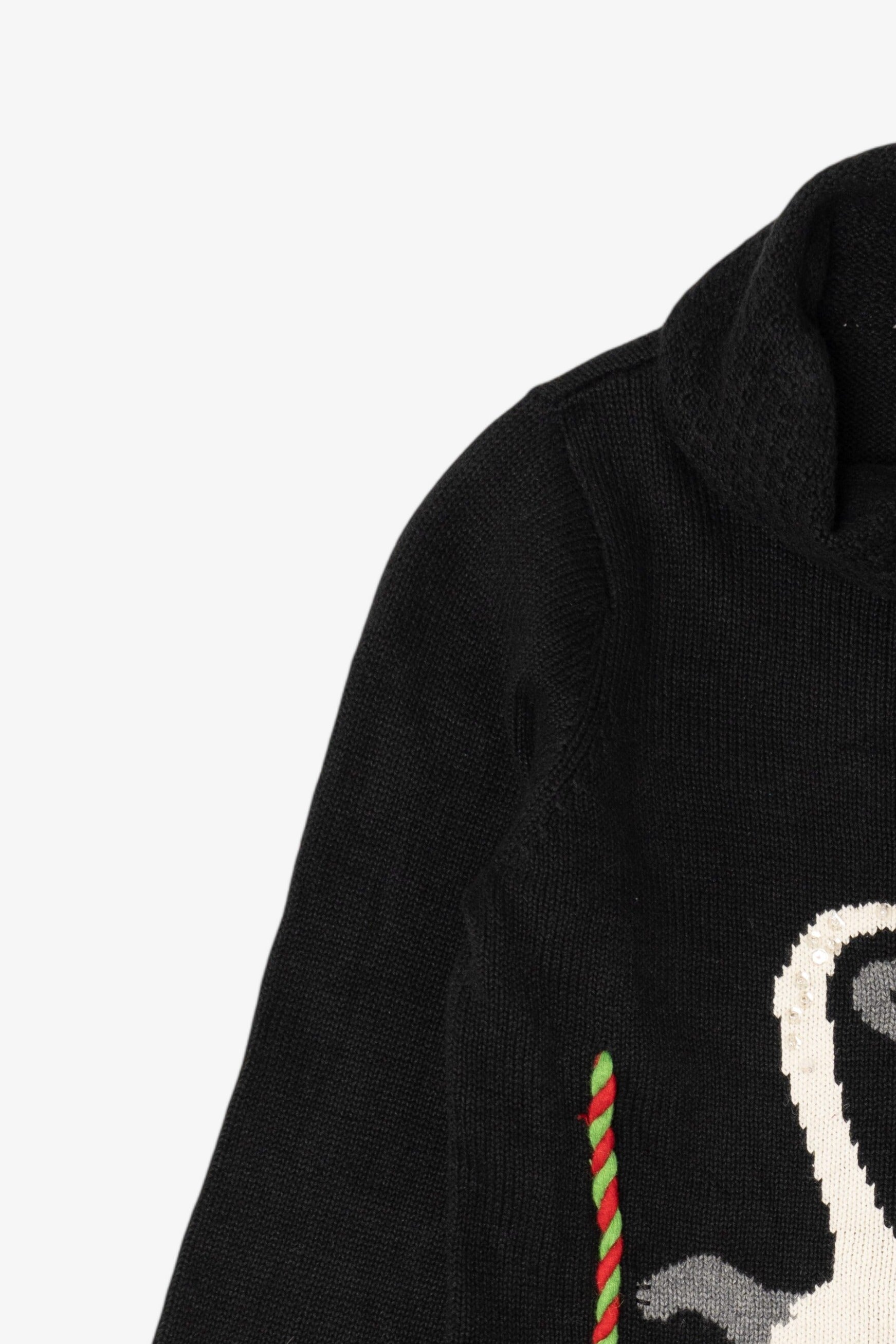 Vintage Black Susan Bristol Cats Ugly Christmas Pullover (2000s)