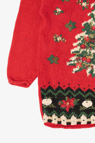 Vintage Red Heirloom Collectibles Tree Ugly Christmas Pullover (1990s)