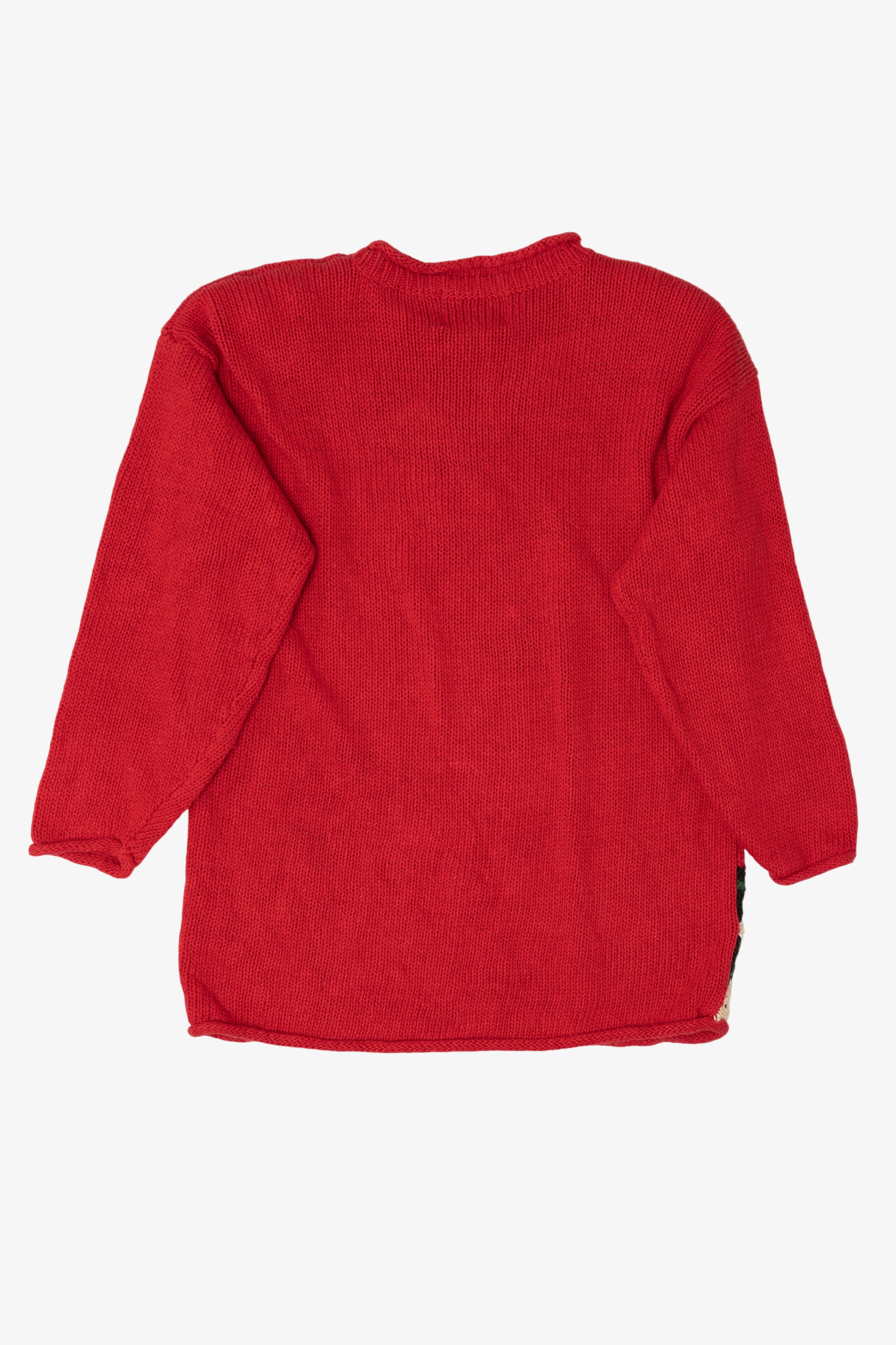 Vintage Red Heirloom Collectibles Tree Ugly Christmas Pullover (1990s)
