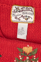 Vintage Red Heirloom Collectibles Tree Ugly Christmas Pullover (1990s)