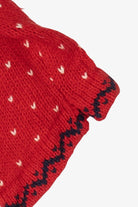 Vintage Red Erika Snowmen Ugly Christmas Pullover (1990s)