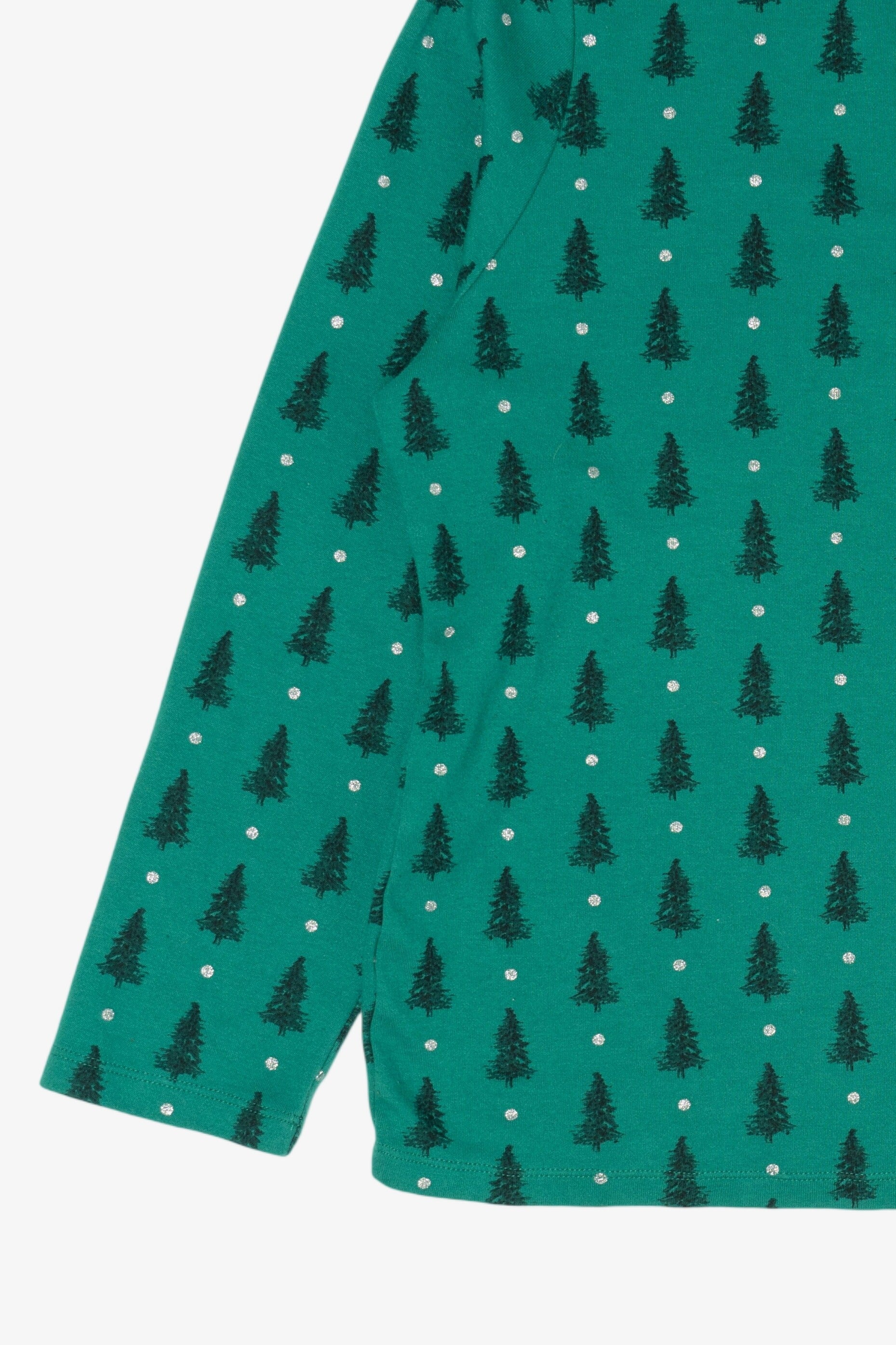 Vintage Teal Karen Scott Trees Ugly Christmas Sweatshirt (2000s)