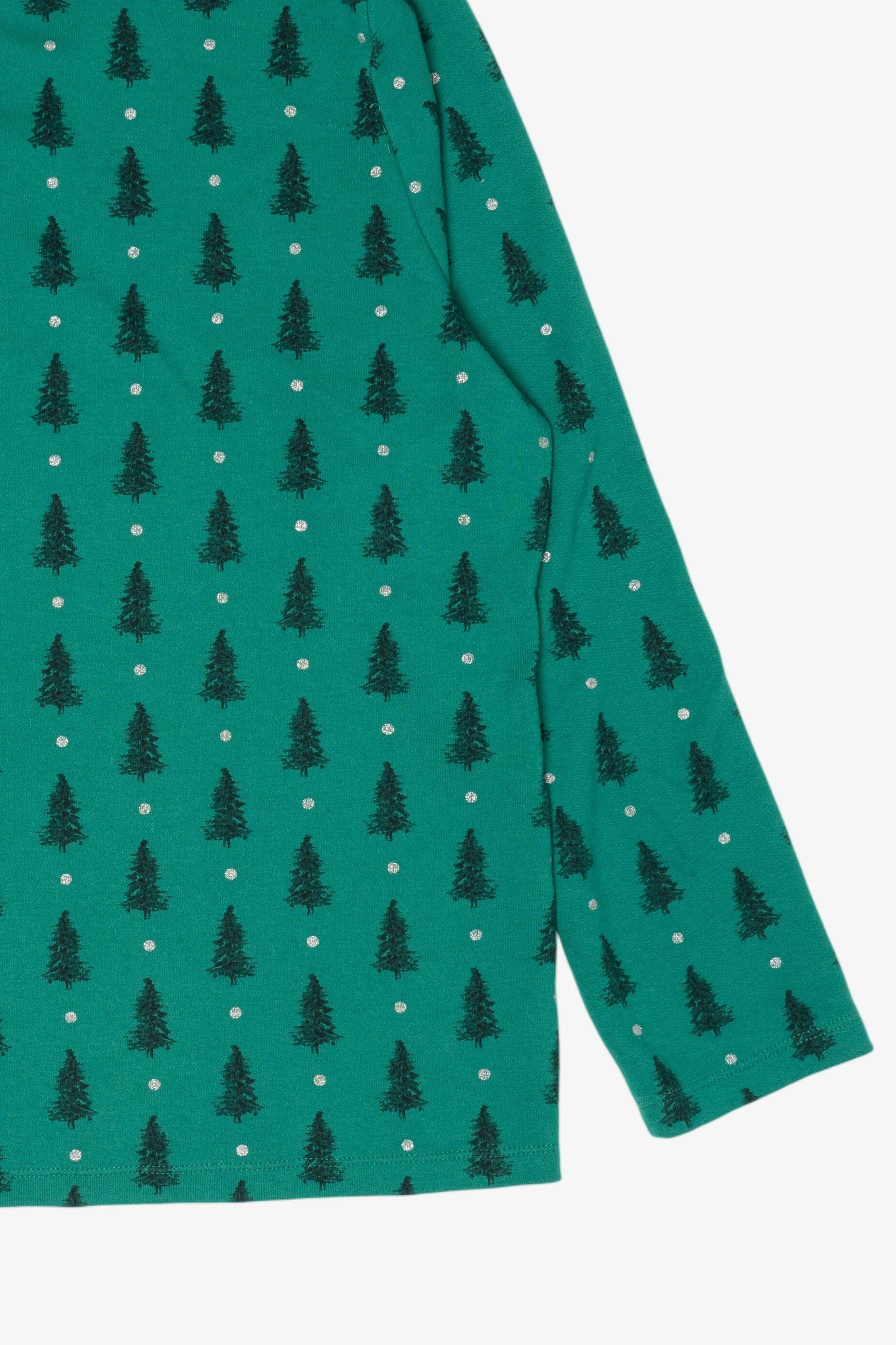 Vintage Teal Karen Scott Trees Ugly Christmas Sweatshirt (2000s)
