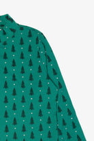 Vintage Teal Karen Scott Trees Ugly Christmas Sweatshirt (2000s)