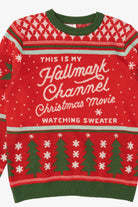 "This Is My Hallmark Channel Christmas Movie Watching Shirt"b Ugly Christmas Pullover (2010s)