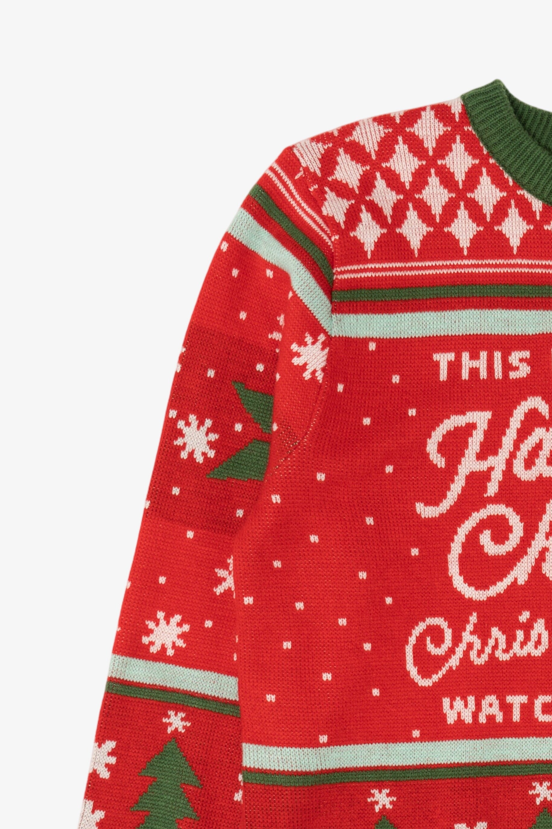 "This Is My Hallmark Channel Christmas Movie Watching Shirt"b Ugly Christmas Pullover (2010s)