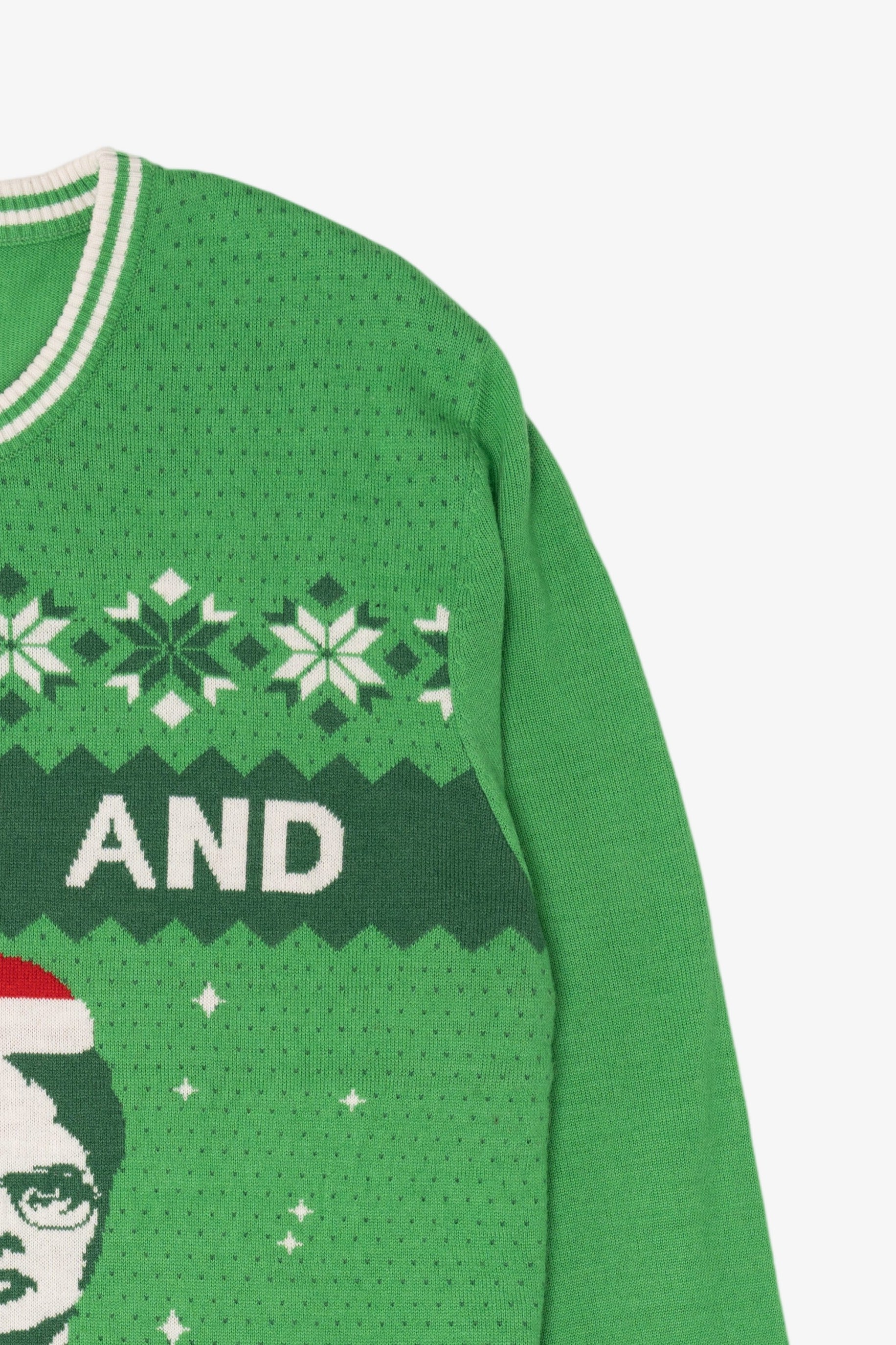 Green "Merry And Dwight" The Office Ugly Christmas Pullover (2010s)