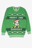 Green "Merry And Dwight" The Office Ugly Christmas Pullover (2010s)