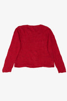 Vintage Red Northern Isles Reindeer Ugly Christmas Pullover (2000s)