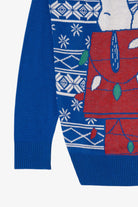Blue Peanuts Snoopy Dog House Ugly Christmas Pullover (2010s)