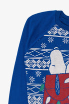Blue Peanuts Snoopy Dog House Ugly Christmas Pullover (2010s)
