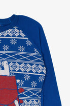 Blue Peanuts Snoopy Dog House Ugly Christmas Pullover (2010s)