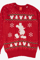 Red Disney Mickey Mouse Ugly Christmas Pullover (2010s)