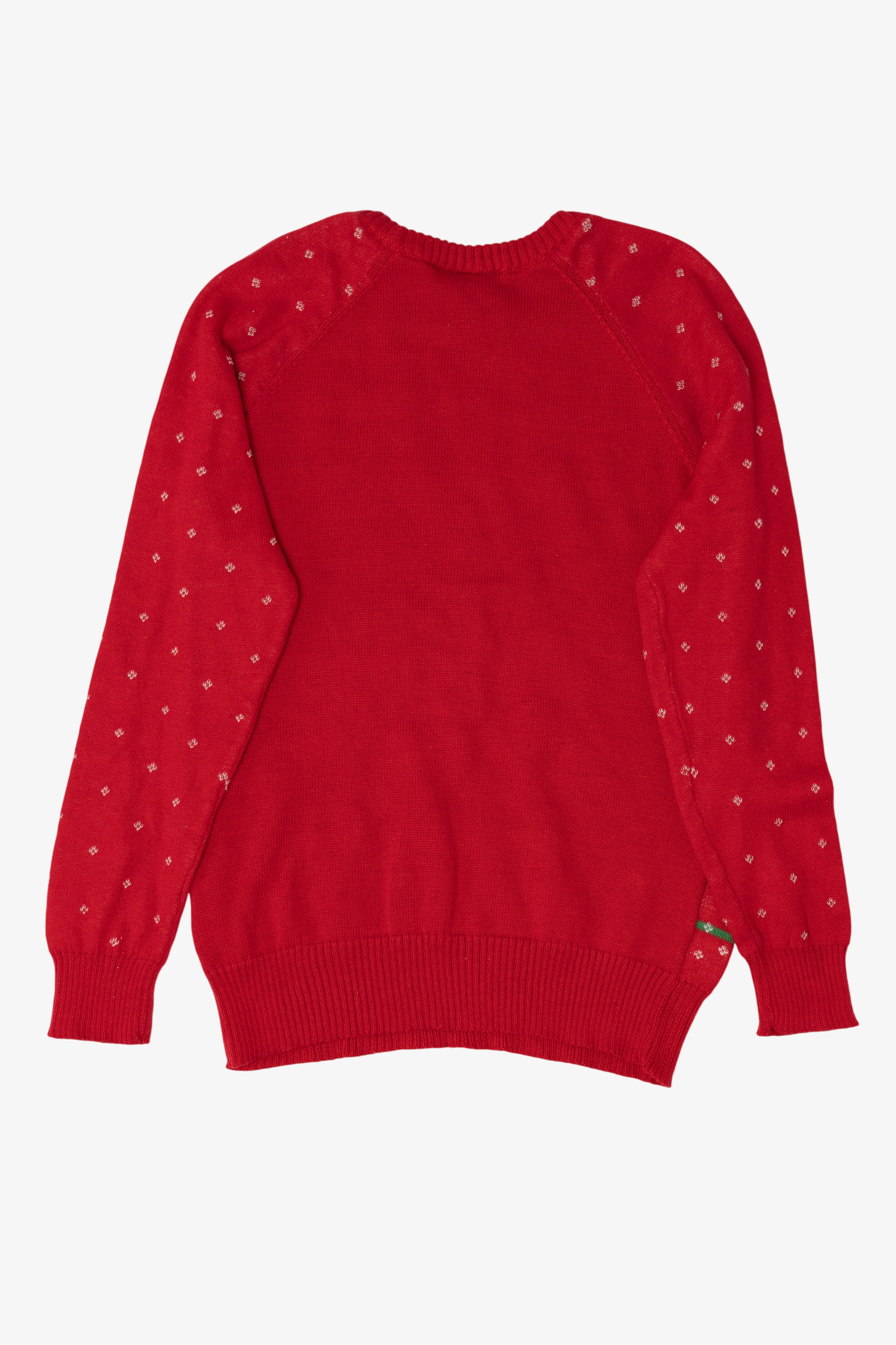 Red Disney Mickey Mouse Ugly Christmas Pullover (2010s)