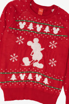 Red Disney Mickey Mouse Ugly Christmas Pullover (2010s)
