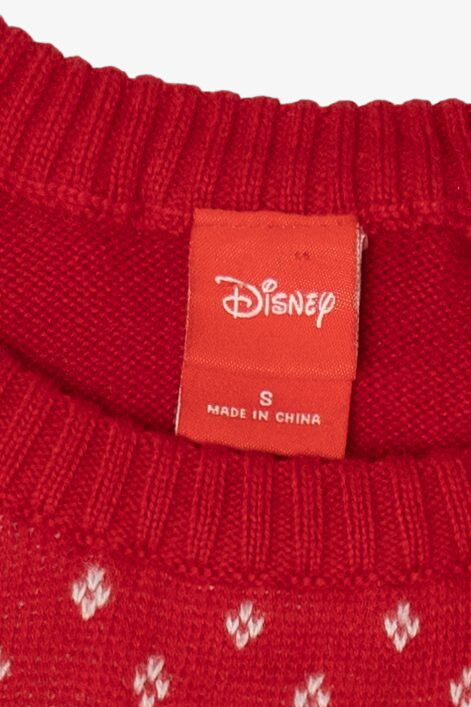 Red Disney Mickey Mouse Ugly Christmas Pullover (2010s)