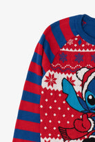 Blue Disney "Merry Stitchmas" Lilo And Stitch Ugly Christmas Pullover (2010s)