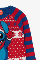 Blue Disney "Merry Stitchmas" Lilo And Stitch Ugly Christmas Pullover (2010s)
