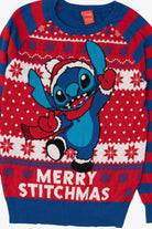 Blue Disney "Merry Stitchmas" Lilo And Stitch Ugly Christmas Pullover (2010s)