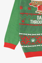 Green Norther Pole "Dachshund Through The Snow" Ugly Christmas Pullover (2010s)