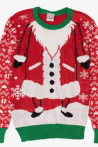 Red Holiday Sweater Santa Ugly Christmas Pullover (2010s)