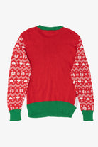 Red Holiday Sweater Santa Ugly Christmas Pullover (2010s)