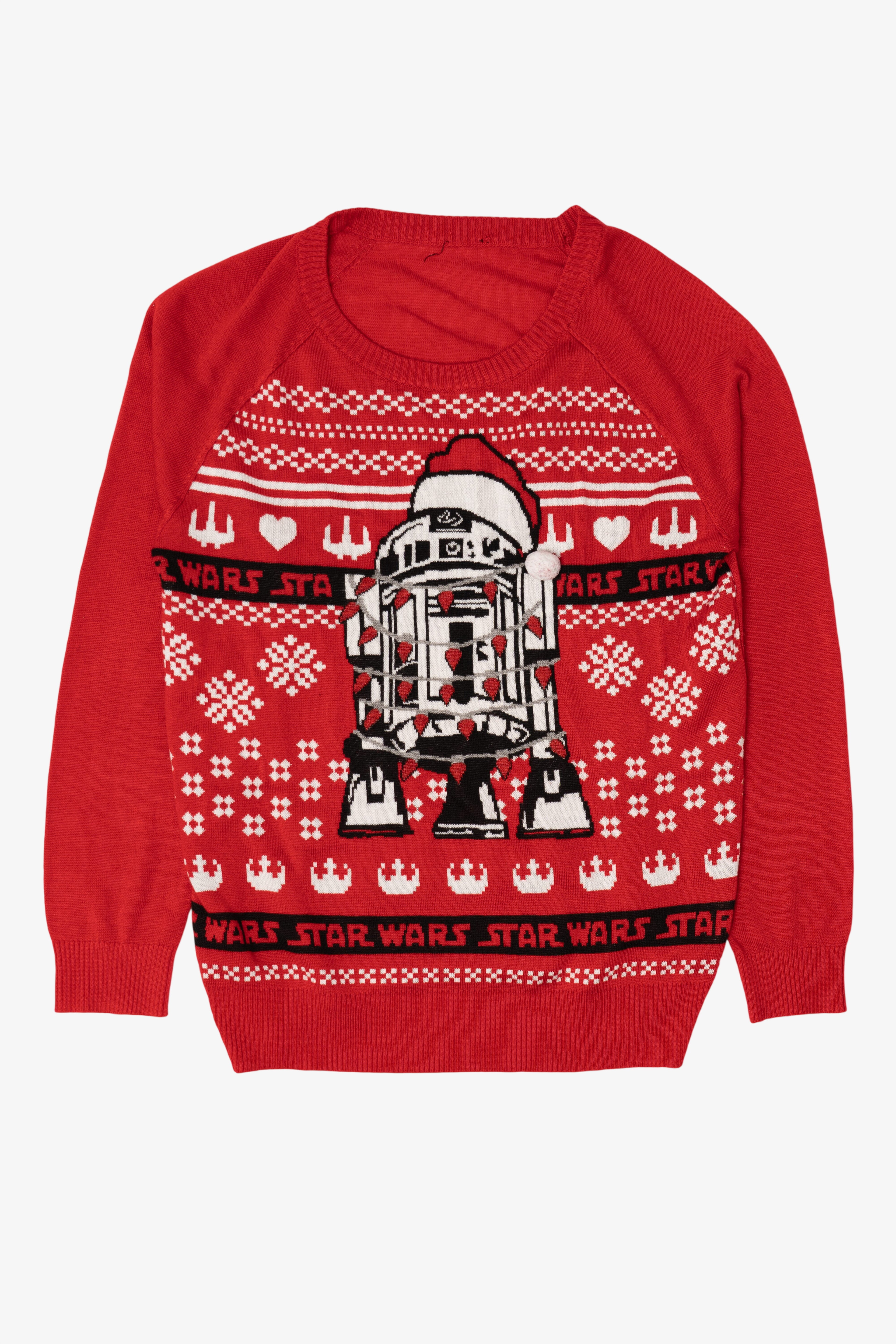 Red Star Wars R2-D2 Ugly Christmas Pullover (2010s)